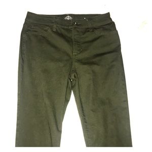 olive green jeans